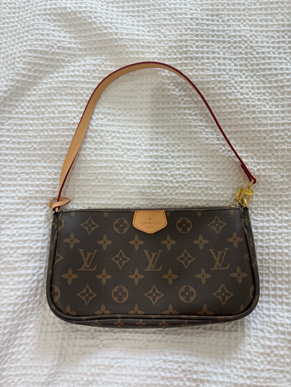 Small Brown Pouchette Hand/ Shoulder Bag